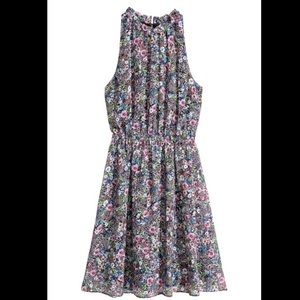 H&M Sleeveless Chiffon Dress